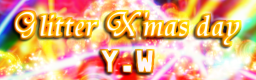 Glitter X'mas day - banner