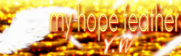 My hope feather - banner