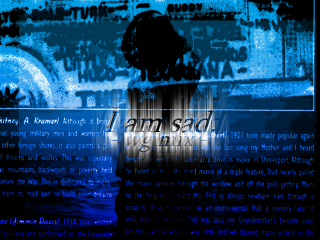I am sad. - wg mix - graphic